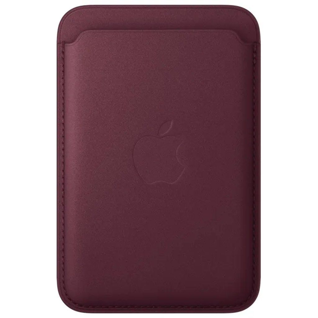 Apple Portafoglio MagSafe FineWoven per iPhone – Borgogna