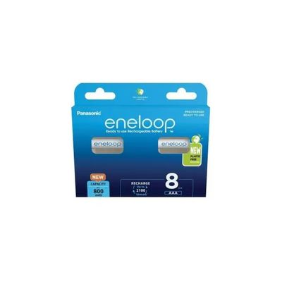 Panasonic Eneloop – 8 batterie AAA ricaricabili NiMH da 800 mAh