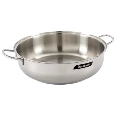 Barazzoni Bonita Tegame in Acciaio Inox 18/10, 28 cm, 4,5 L