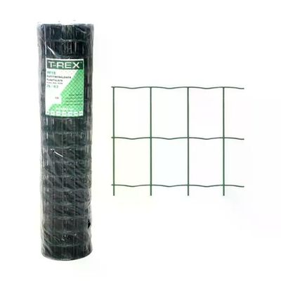 T-REX 04274 Rete elettrosaldata verde, rotolo 25 m, altezza 60 cm