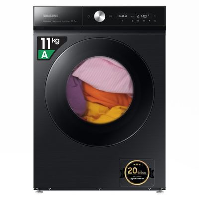 Samsung BESPOKE AI QuickDrive WW11DB8B95GBU3 Lavatrice 11 kg 1400 giri/min Classe A Nera