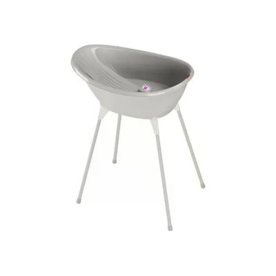 OKBABY Bella Bath Kit vaschetta neonato con cavalletto pieghevole, grigio