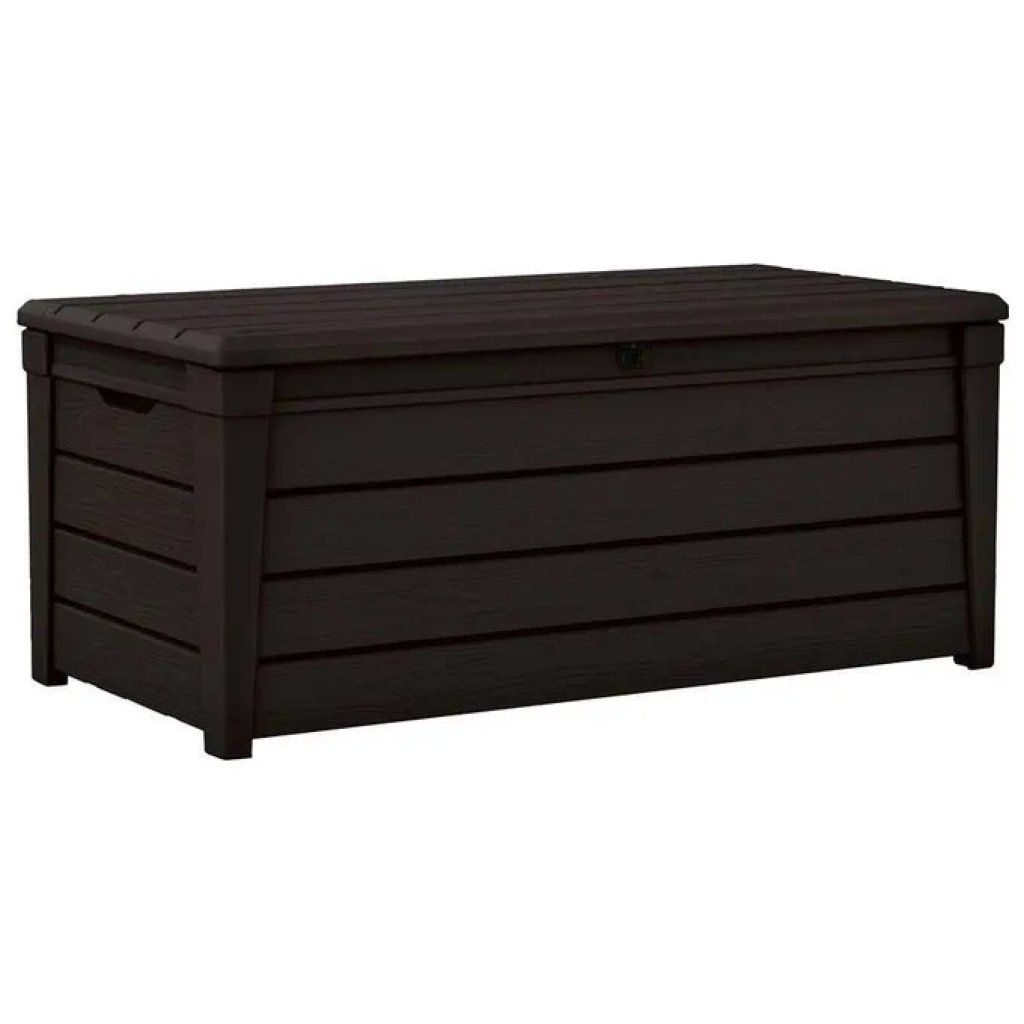Keter 17198359 Brightwood Baule da Giardino in Resina 454 L Impermeabile Panca Esterno 145x69,7x60 Keter 17198359 Brightwood Baule da Giardino in Resina 454 L Impermeabile Panca Esterno 145x69,7x60