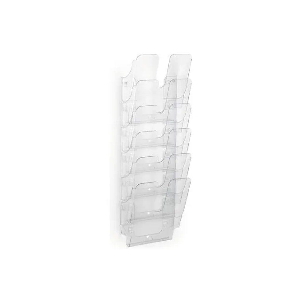 Durable Flexiplus Espositore da Parete A4, 6 Scomparti