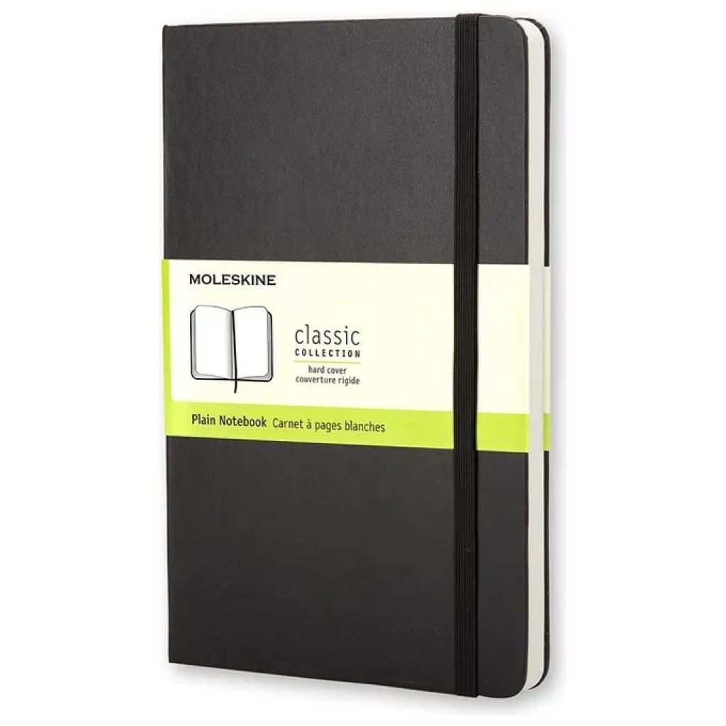 Moleskine Classic Large – Taccuino a pagine bianche con copertina rigida
