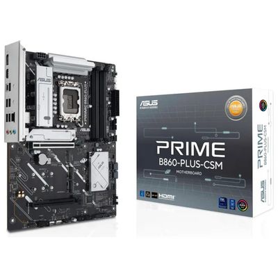 ASUS Scheda Madre ATX Intel B860-PLUS-CSM 8+1+1+1 Fasi Alimentazione DDR5 PCIe 5.0 3 Slot M