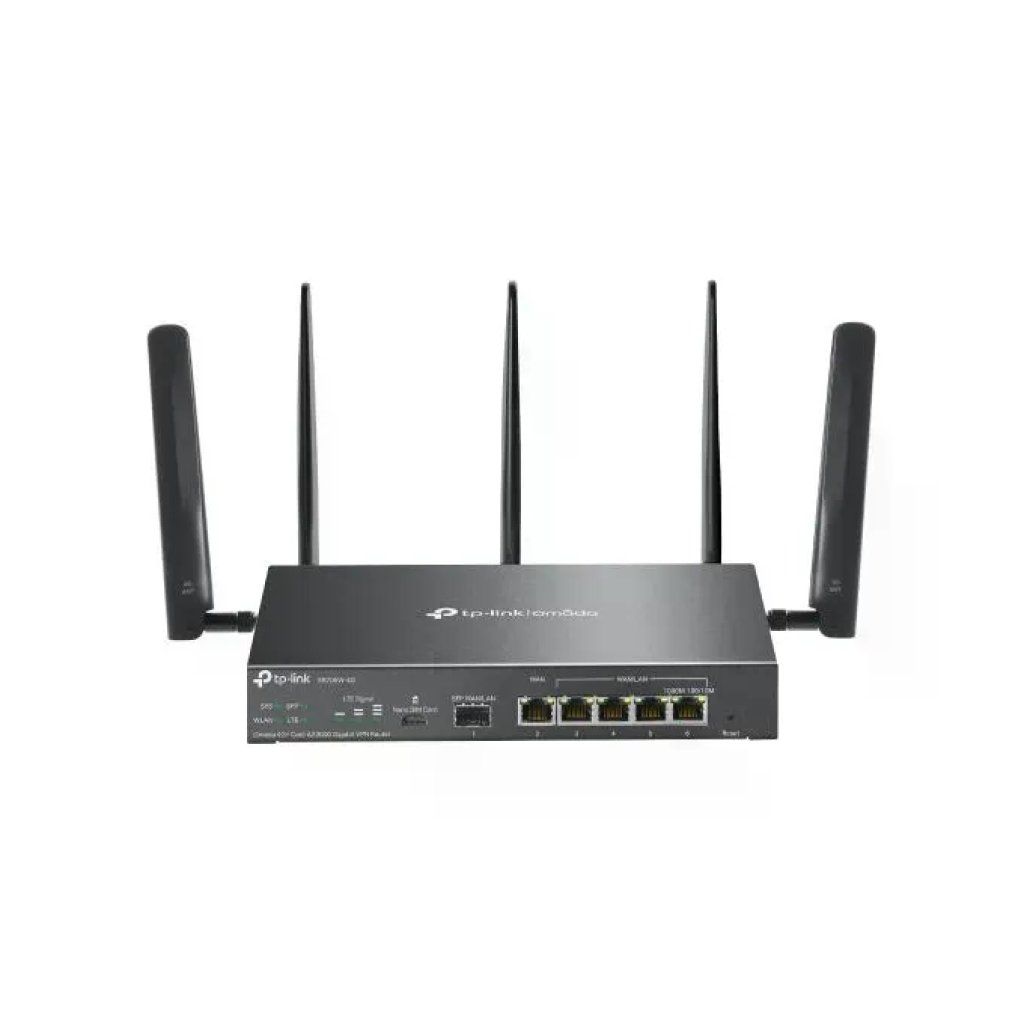 TP-Link Omada ER706W-4G Router Wi-Fi 6 Dual-Band Gigabit con 4G