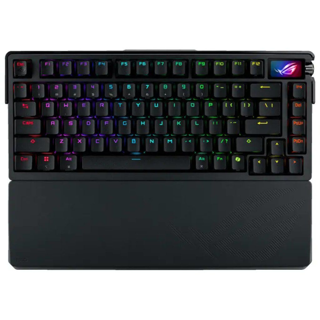 ASUS ROG Azoth Extreme – Tastiera Gaming Wireless 75% QWERTY, Nera ASUS ROG Azoth Extreme – Tastiera Gaming Wireless 75% QWERTY, Nera