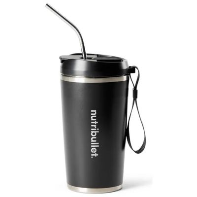 NutriBullet NBP016B Flip Frullatore Portatile Tazza Isolante 590 ml Ricarica USB-C Acciaio Inox colore Nero NutriBullet NBP016B Flip Frullatore Portatile Tazza Isolante 590 ml Ricarica USB-C Acciaio Inox colore Nero