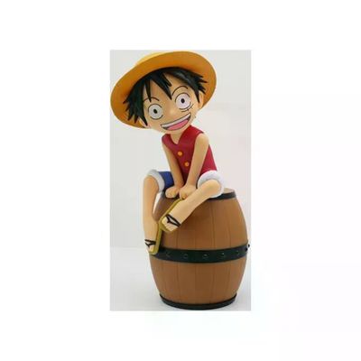 Teknofun One Piece Luffy su Botte – Statuetta LED 20 cm