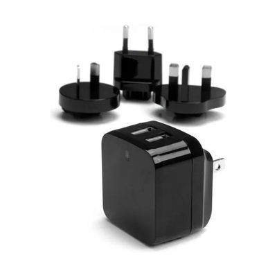 StarTech.com USB2PACBK Caricabatterie USB da viaggio 17 W, 2 porte