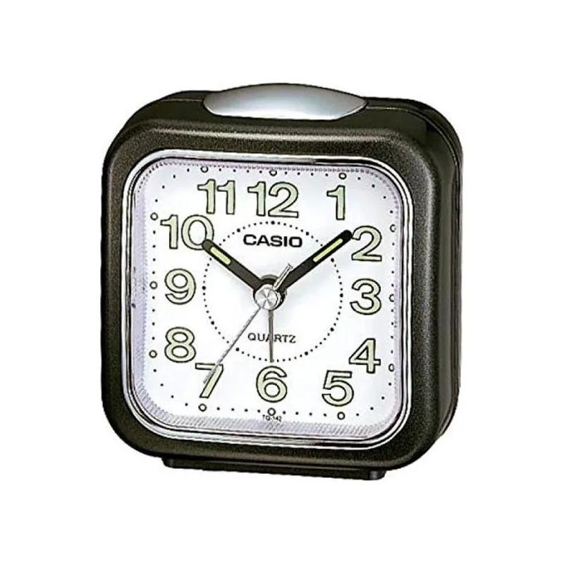 Casio TQ-142-1EF Sveglia Analogica da Tavolo Nera