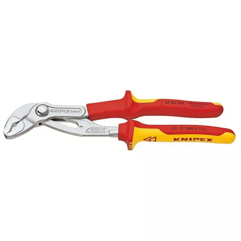 Knipex 87 26 250 – Pinza regolabile per tubi e dadi, 250 mm