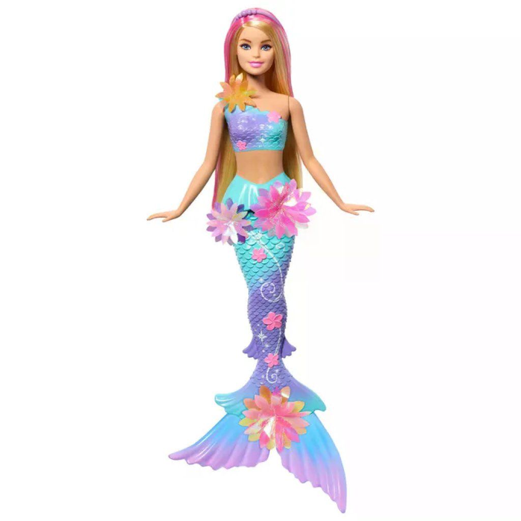 Barbie Sirena Magici Fiori – Bambola Multicolore
