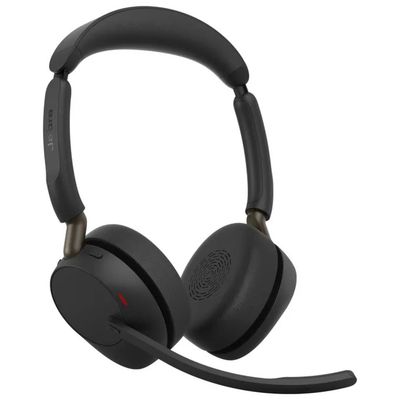 Jabra Evolve3 65 Cuffie Wireless Bluetooth con ANC, USB-C, Nero Jabra Evolve3 65 Cuffie Wireless Bluetooth con ANC, USB-C, Nero