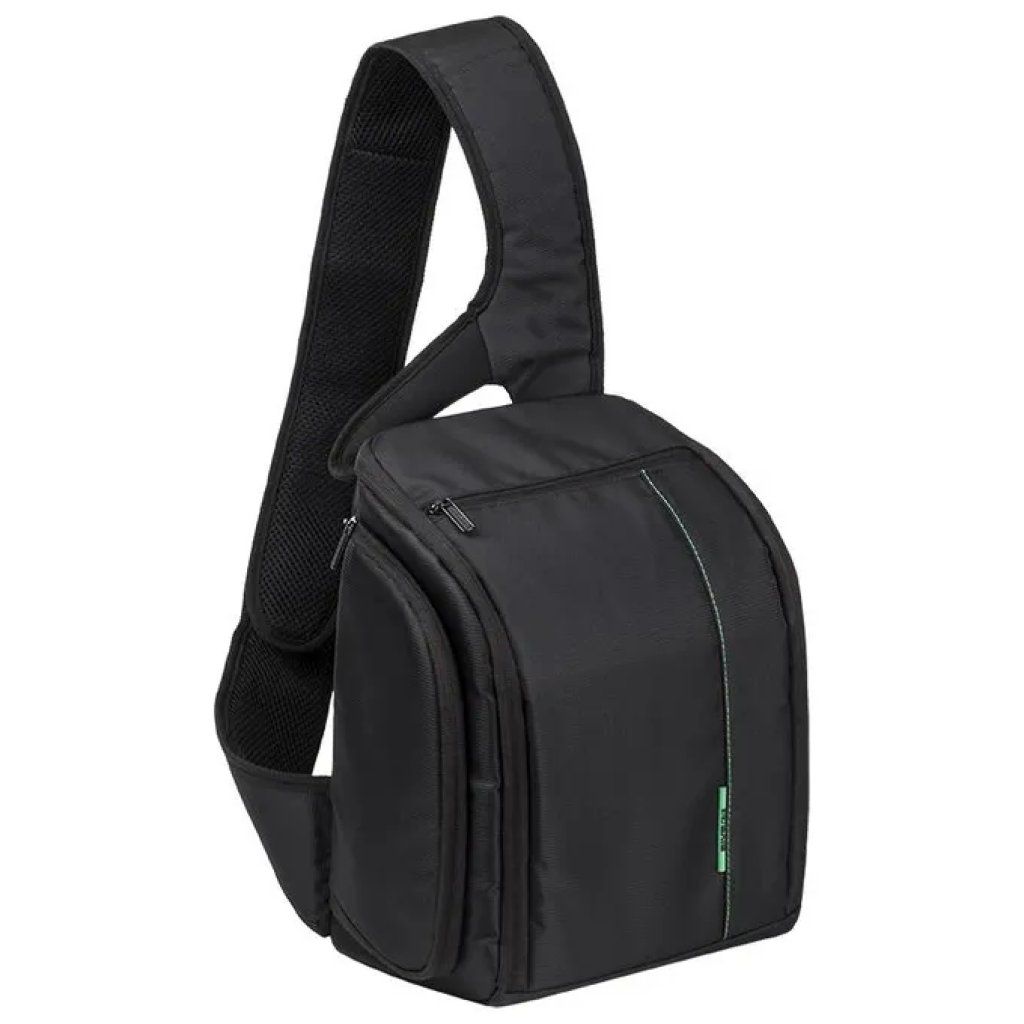 PRODOTTI COMPATIBILI Rivacase 7470 Green Mantis – Borsa a tracolla per fotocamera nera