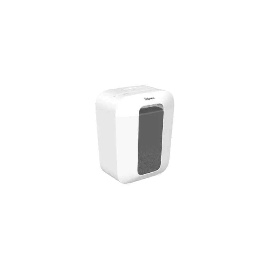 Fellowes Powershred LX50 – Distruggidocumenti a taglio incrociato P-4, 9 fogli, 17 L, bianco