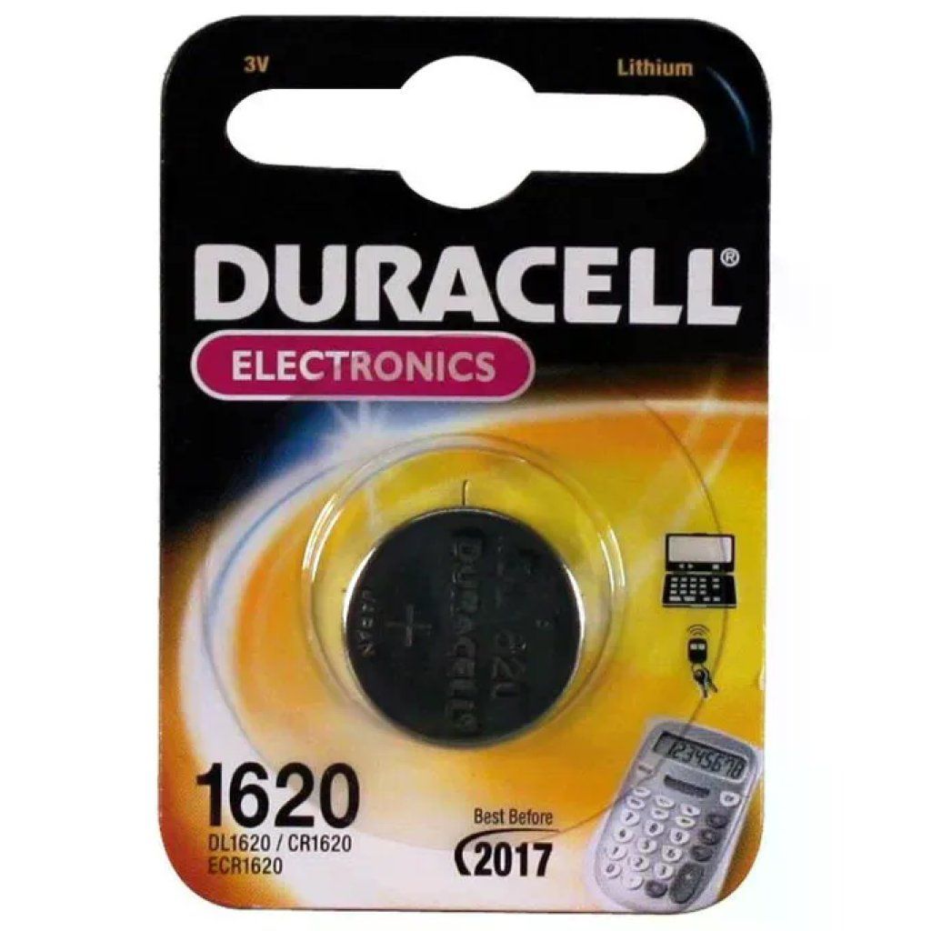 Duracell CR1620 Batteria a Bottone al Litio 3 V