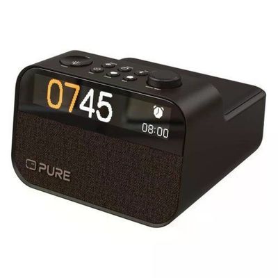 PURE Moment Charge Radiosveglia Digitale Coffee Black