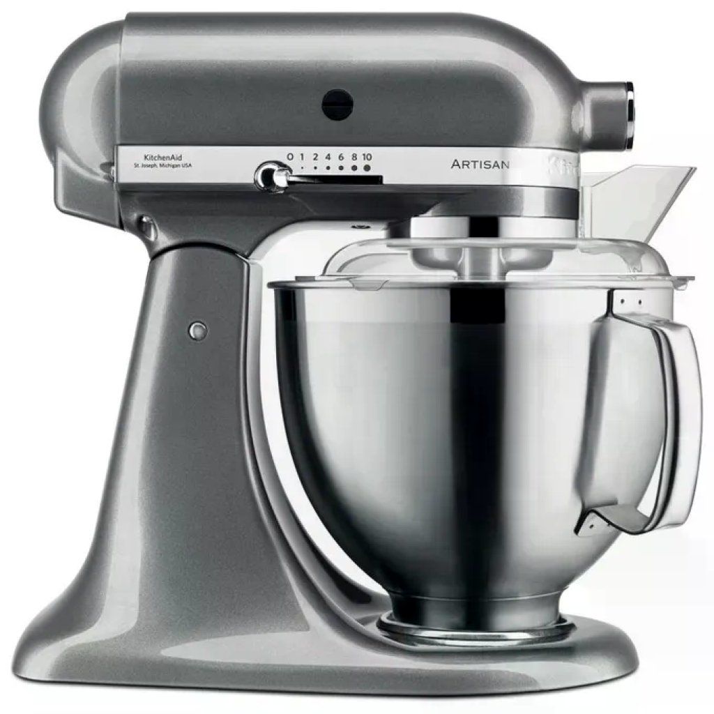 KitchenAid Artisan 5KSM185PS Planetaria 300 W, 4,8 L, Argento