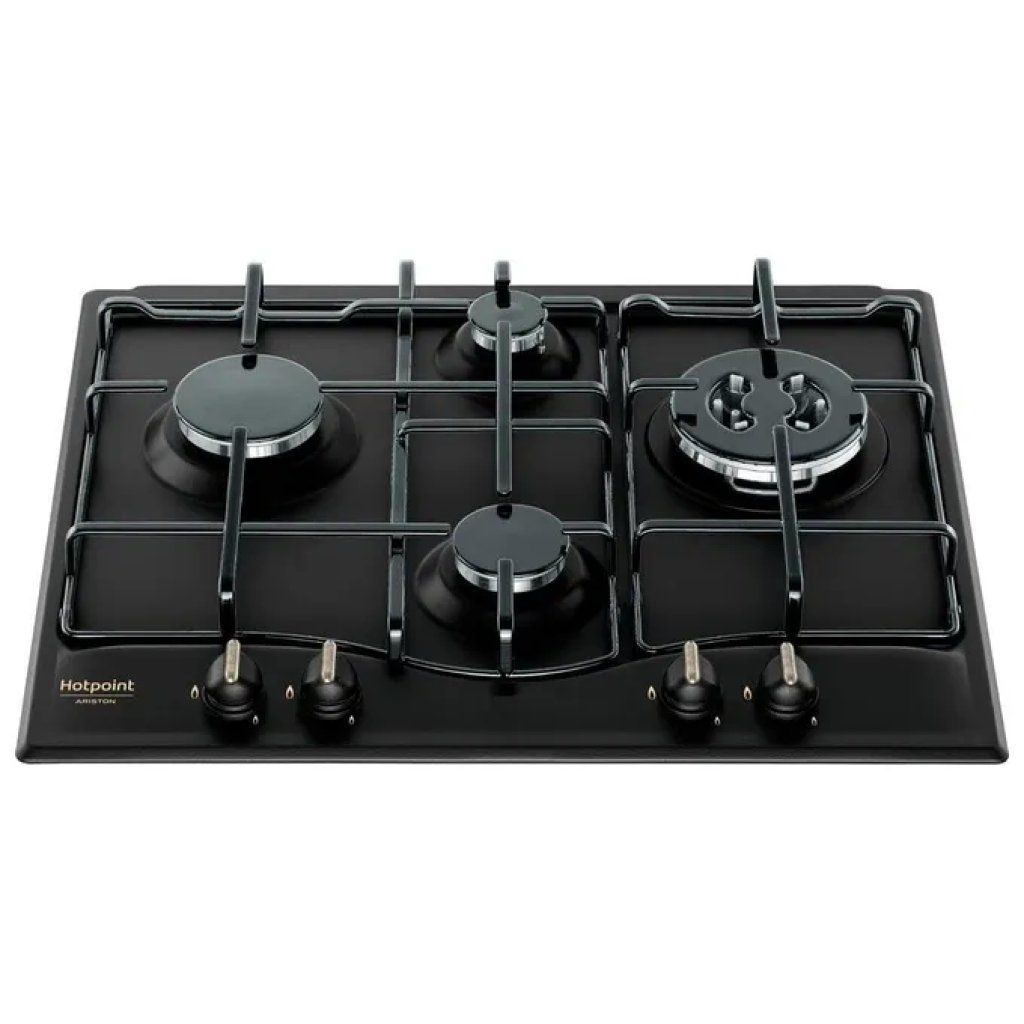 Hotpoint PCN 640 T Tradizione – Piano cottura a gas 60 cm, 4 fuochi, antracite