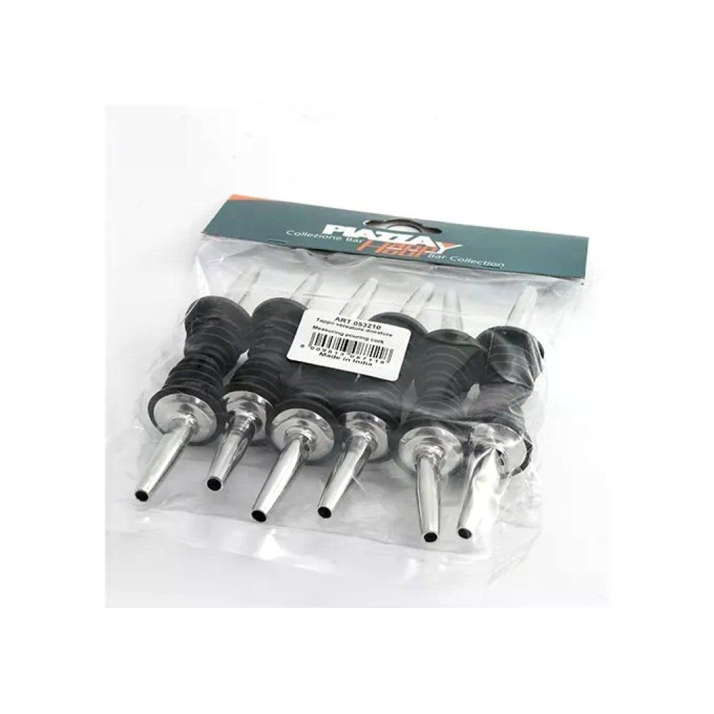 Piazza Effepi Set 12 Versatori Dosatori Salvagoccia in Acciaio Inox Piazza Effepi Set 12 Versatori Dosatori Salvagoccia in Acciaio Inox