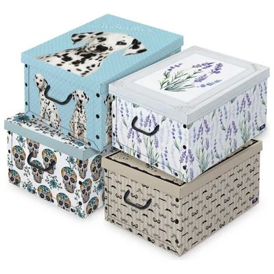 CUKI Domopak Living Scatola Portabiancheria con Coperchio, 39 × 50 × 24 cm CUKI Domopak Living Scatola Portabiancheria con Coperchio, 39 × 50 × 24 cm