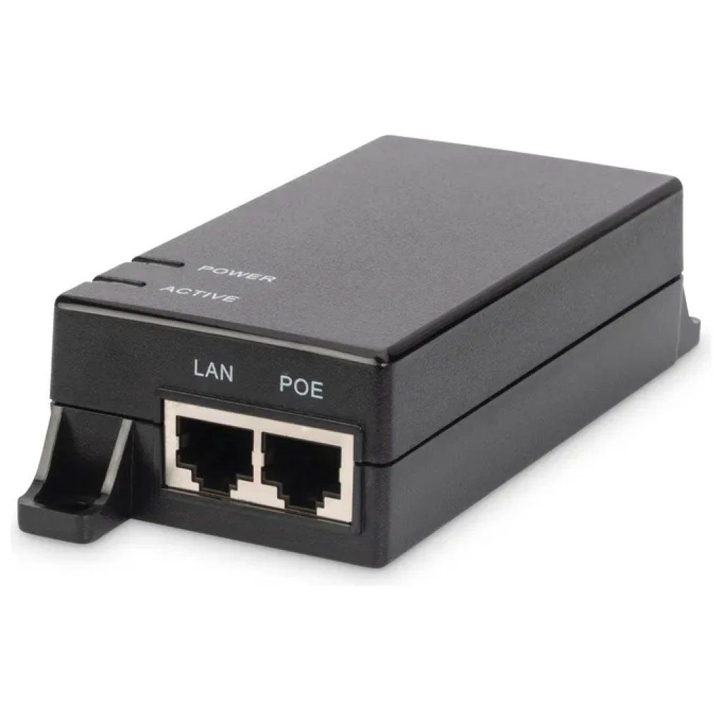 DIGITUS DN-95102-1 Iniettore PoE 802.3af, 48 V, 15,4 W