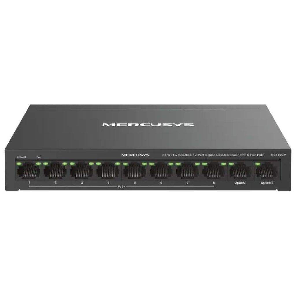 Mercusys MS110CP Switch PoE+ a 10 porte, 65 W