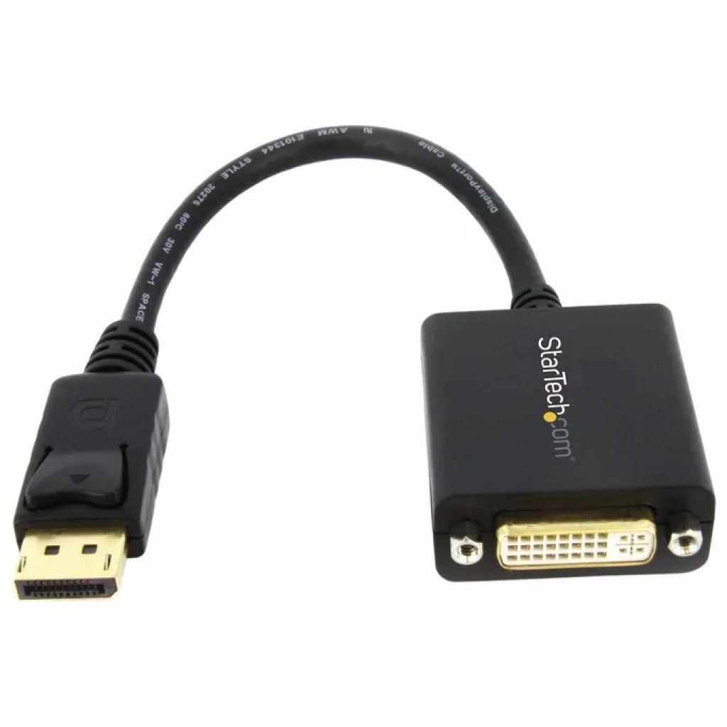 StarTech.com DP2DVI2 – Adattatore DisplayPort a DVI-D Single Link, 1920×1200