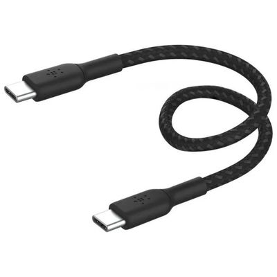 Belkin BoostCharge Cavo USB-C intrecciato 15 cm nero
