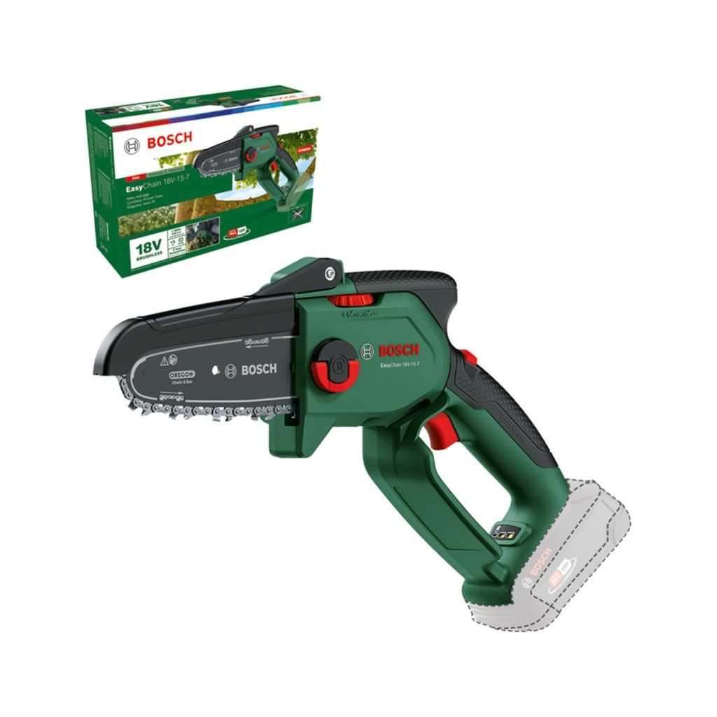 Bosch EasyChain 18V-15-7 Mini Motosega a Batteria