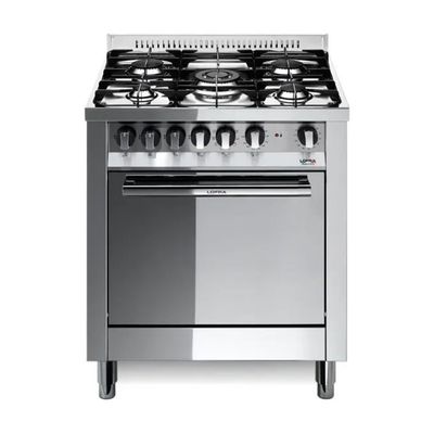 Lofra M76MF-C Cucina 90 cm Inox, 5 Fuochi e Forno Multifunzione