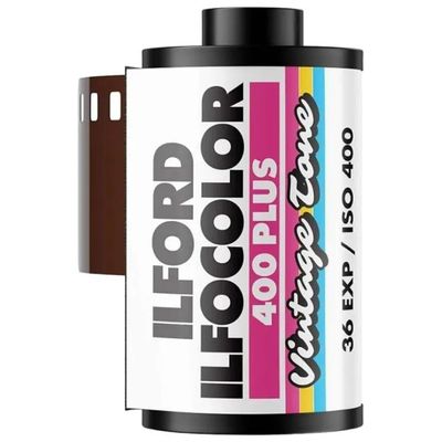 Ilford Ilfocolor 400 Plus – Pellicola a colori 35 mm, 36 pose, confezione da 2