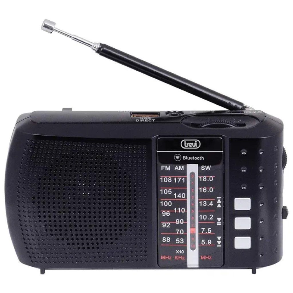 Trevi RA7F20 Radio Portatile Multibanda Bluetooth, USB e Micro-SD