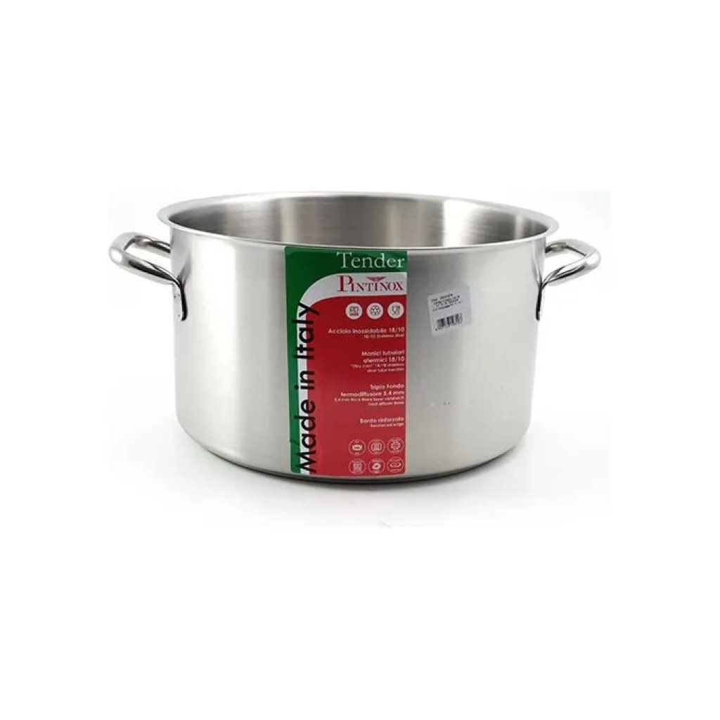 3C CASA Pintinox Tender PNT670B36 Casseruola Alta in Acciaio Inox 36 cm