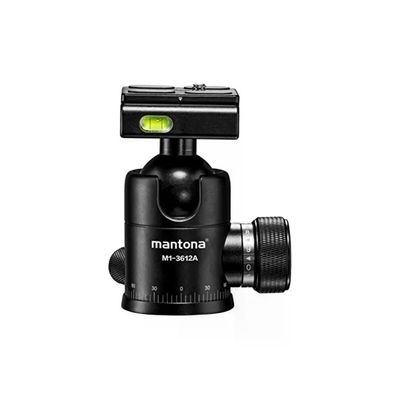 Mantona Onyx 12 – Testa a sfera per treppiede