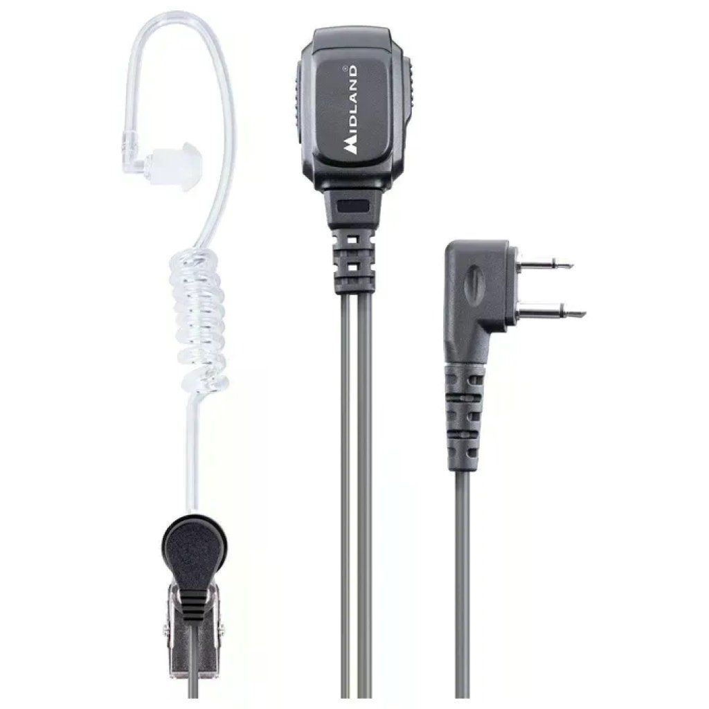 Midland MA31-L Pro – Auricolare con microfono PTT per radio Midland MA31-L Pro – Auricolare con microfono PTT per radio