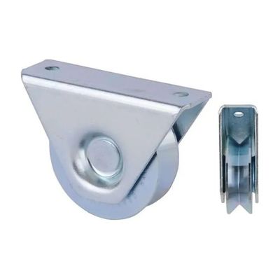 Comunello 325V-80 Ruota a V zincata 80 mm per cancelli scorrevoli