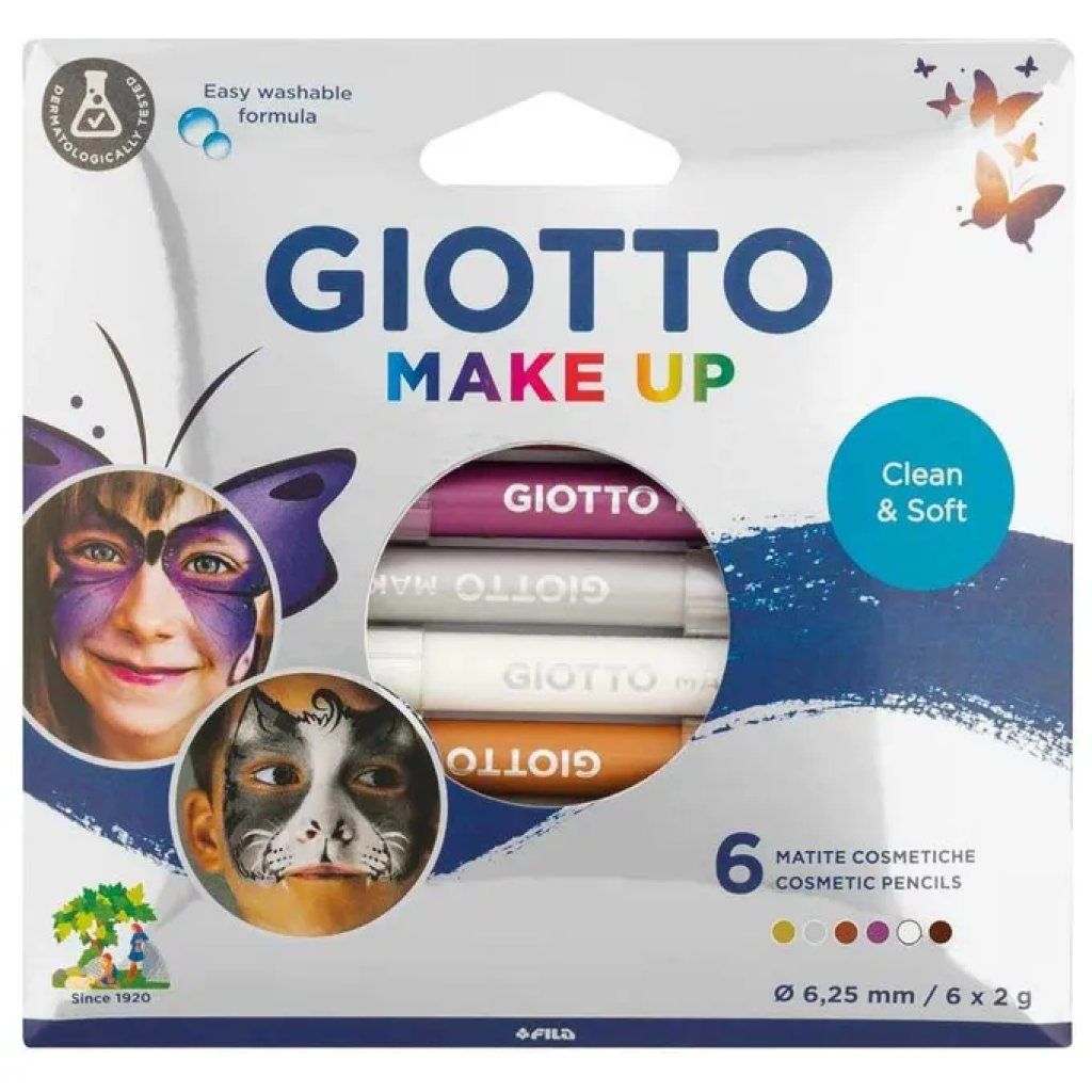 Giotto Make Up – Set di 6 Matite Cosmetiche Metallizzate