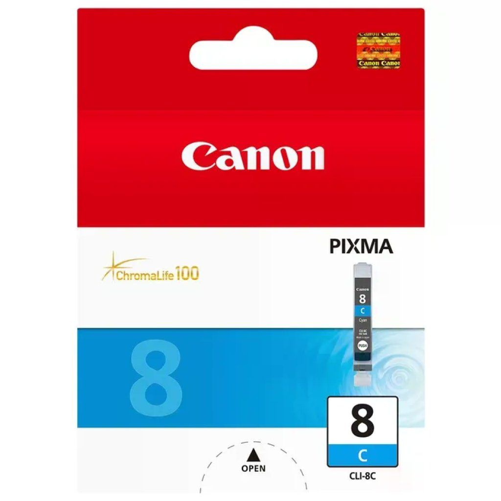 Canon CLI-8C Cartuccia Originale Ciano ChromaLife 100, 13 ml