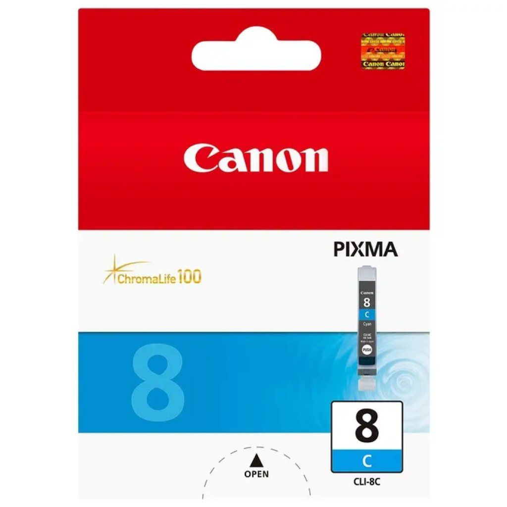 Canon CLI-8C Cartuccia Inkjet Ciano ChromaLife 100, 13 ml