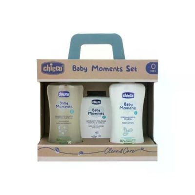 Chicco Baby Moments Set Regalo Igiene Neonato, 3 Prodotti