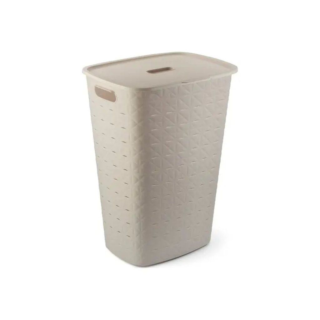 Curver Softex Cesto Portabiancheria 56 L Bianco Gesso Curver Softex Cesto Portabiancheria 56 L Bianco Gesso