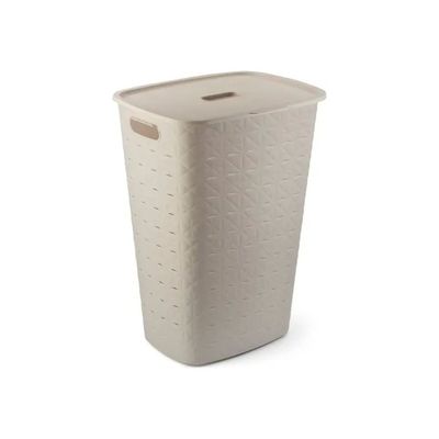 Curver Softex Cesto Portabiancheria 56 L Bianco Gesso Curver Softex Cesto Portabiancheria 56 L Bianco Gesso