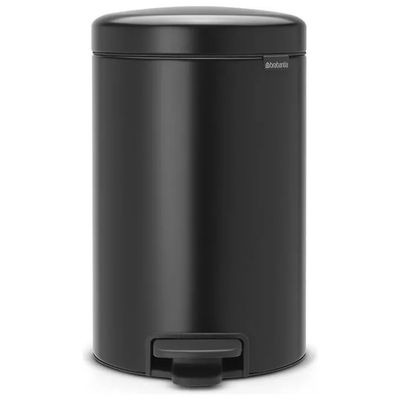 Brabantia NewIcon pattumiera a pedale 12 L nero opaco