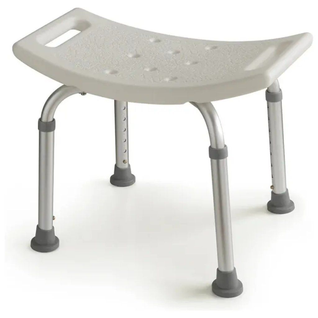 GEDY Friend 107202 Sgabello da Bagno Regolabile Bianco