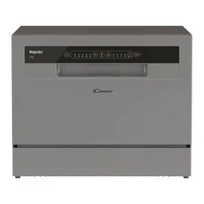 Candy RapidÓ CP 6E51LS Lavastoviglie da Tavolo, 6 Coperti, Inox