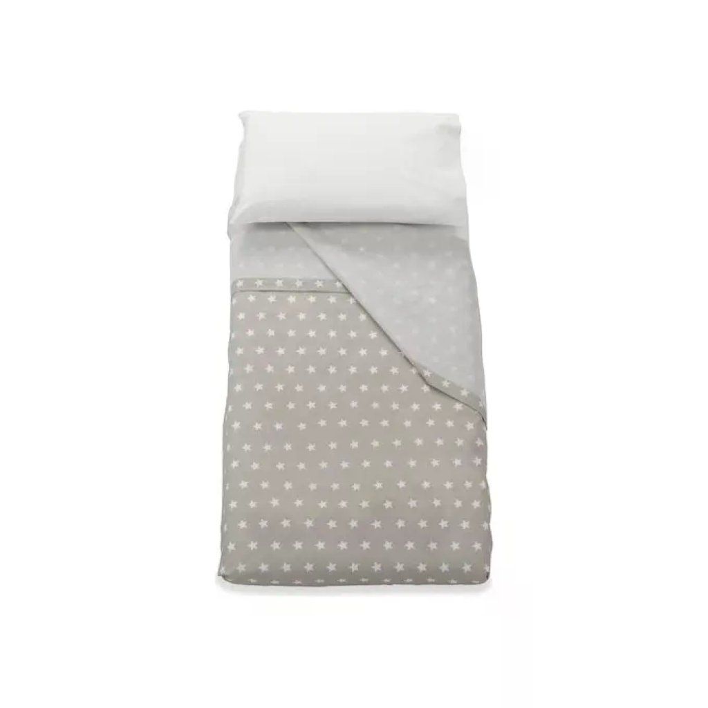 Italbaby Starlette Set Lenzuola Lettino 3 Pezzi Tortora