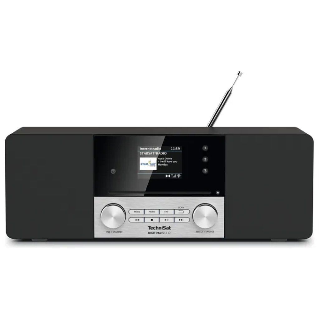 TechniSat 0000-3956 DigitRadio 3 IR Radio Portatile Digitale con Bluetooth DAB FM Schermo TFT 7,11 cm (2.8''